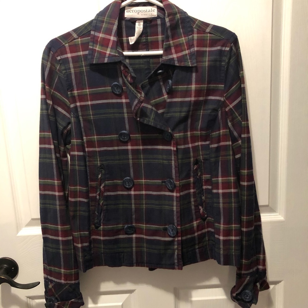 Aeropostale Plaid Jacket